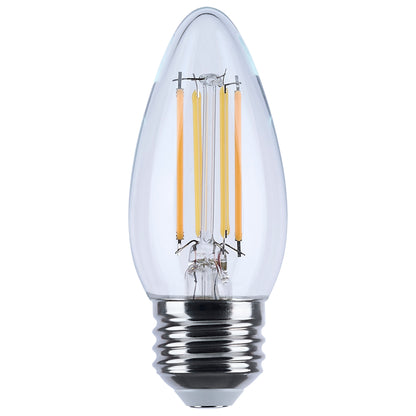 Satco S12159 4.5W B11 CCT Selectable LED Light Bulb Medium Base