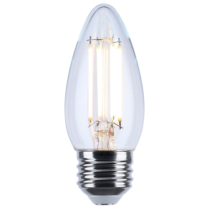 Satco S12159 4.5W B11 CCT Selectable LED Light Bulb Medium Base
