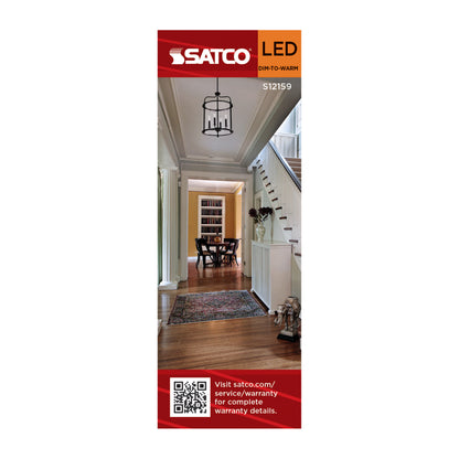 Satco S12159 4.5W B11 CCT Selectable LED Light Bulb Medium Base