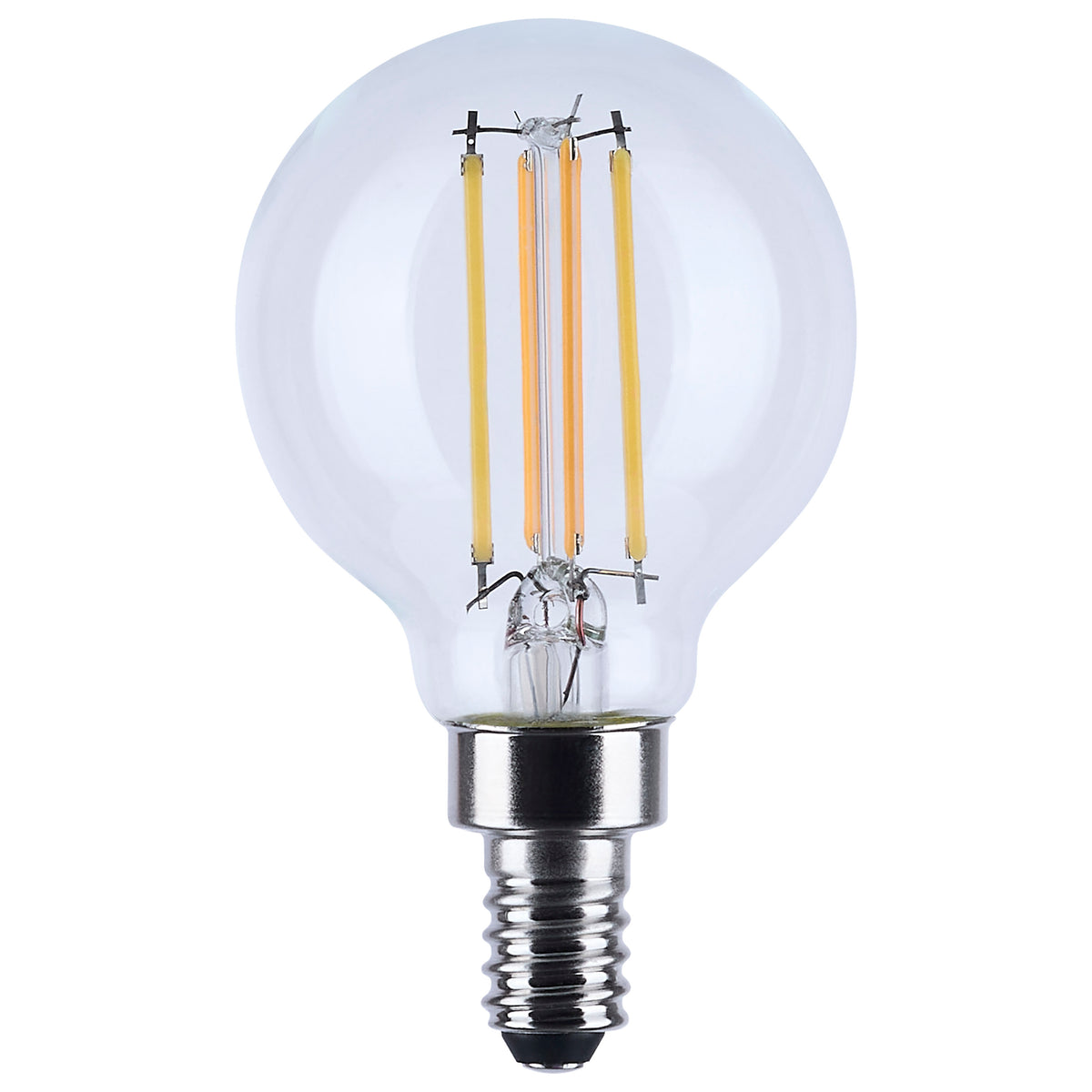 Satco S12161 4.5W G16.5 CCT Selectable LED Light Bulb Candelabra Base