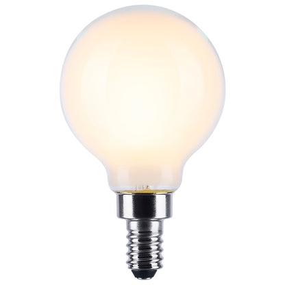 Satco S12162 4.5W G16.5 CCT Selectable LED Light Bulb Candelabra Base