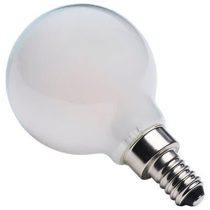 Satco S12162 4.5W G16.5 CCT Selectable LED Light Bulb Candelabra Base