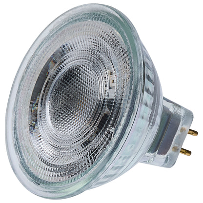 Satco S12361 5.5W MR16 Soft White LED Light Bulb Bi Pin GU5.3 Base