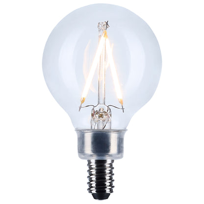 Satco S12471 3W G16.5 Soft White LED Light Bulb Candelabra Base
