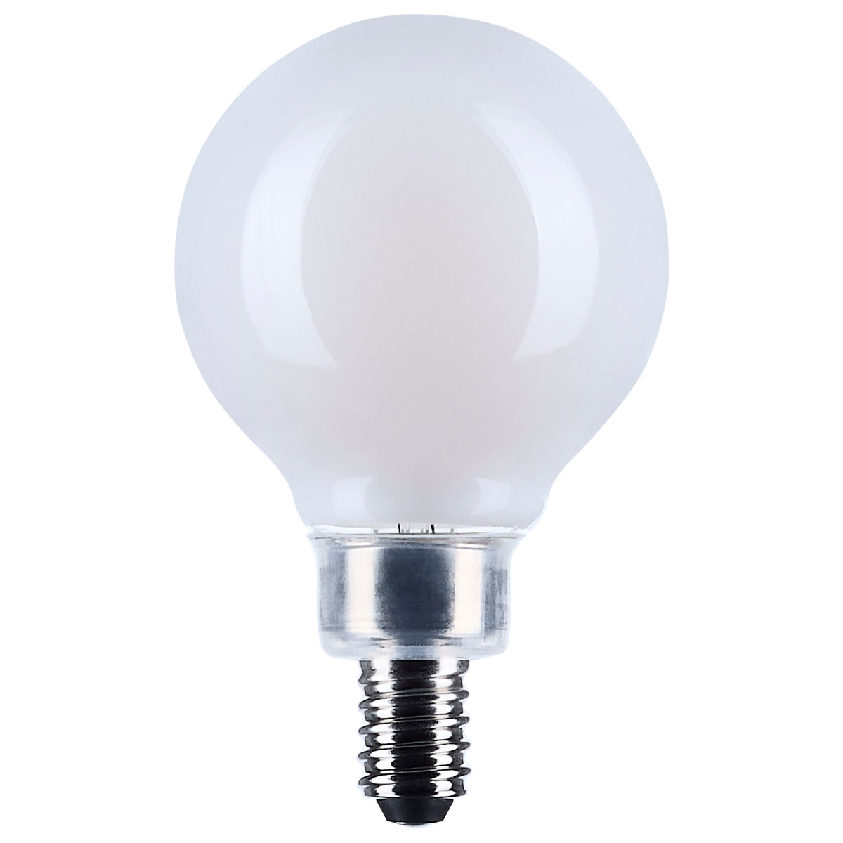 Satco S12474 4.5W G16.5 Soft White LED Light Bulb Candelabra Base