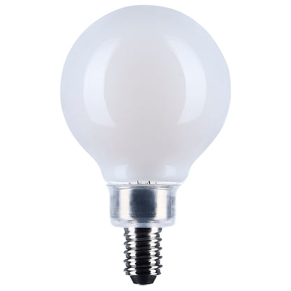 Satco S12474 4.5W G16.5 Soft White LED Light Bulb Candelabra Base