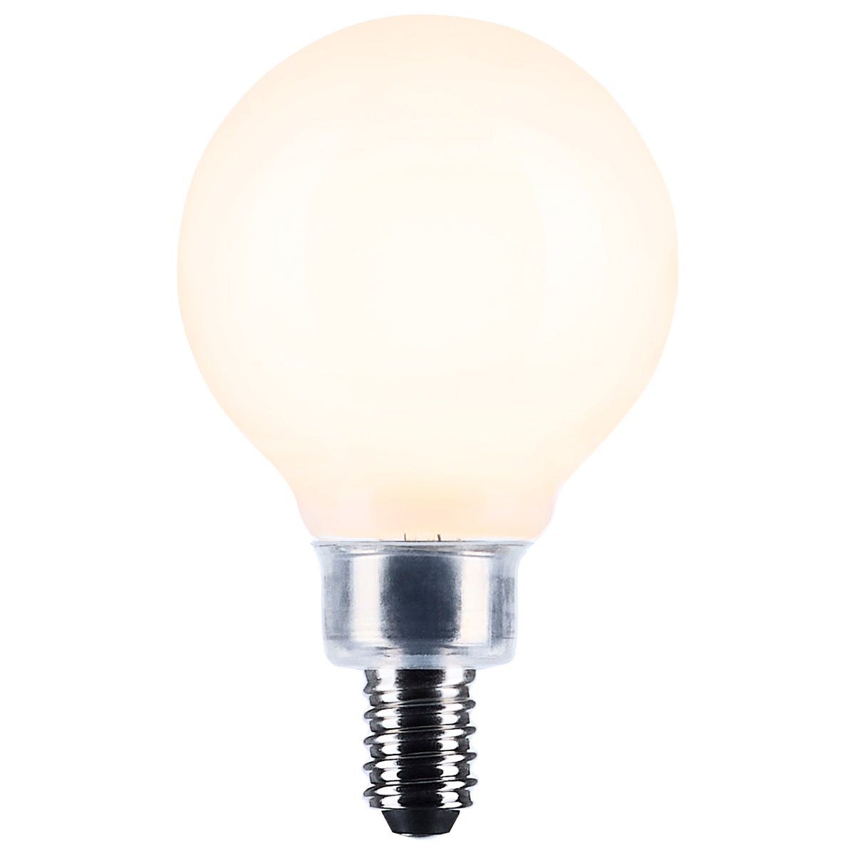 Satco S12474 4.5W G16.5 Soft White LED Light Bulb Candelabra Base