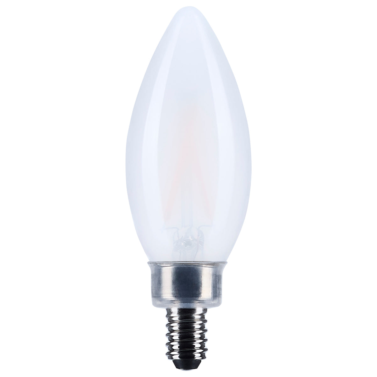 Satco S12491 3W B11 Soft White LED Light Bulb Candelabra Base