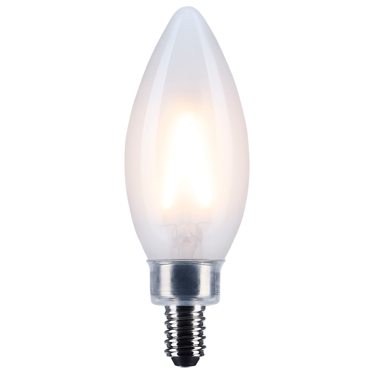 Satco S12491 3W B11 Soft White LED Light Bulb Candelabra Base