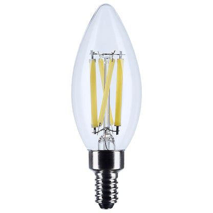 Satco S12496 8W B11 Neutral White LED Light Bulb Candelabra Base