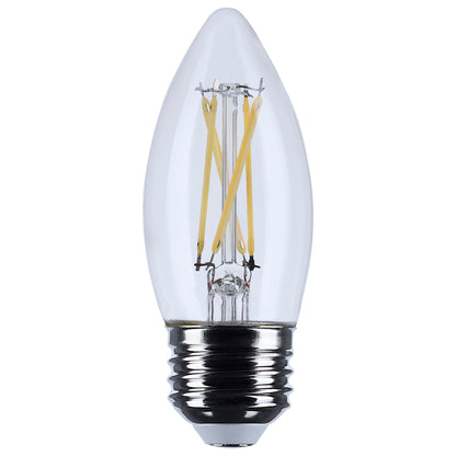 Satco S12503 5.5W B11 Neutral White LED Light Bulb Medium Base