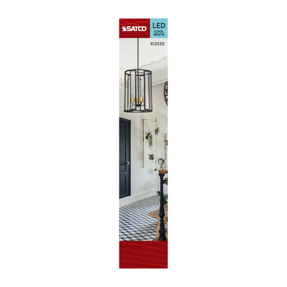 Satco S12532 8W T9 Cool White LED Light Bulb Medium Base