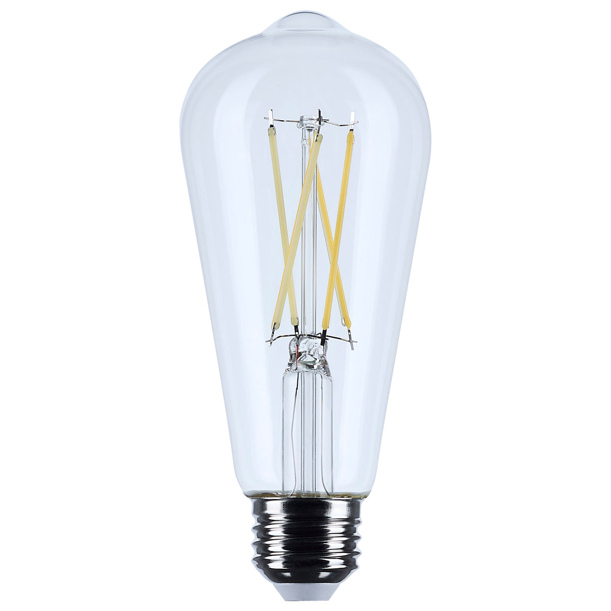 Satco S12536 8W ST19 Natural Light LED Light Bulb Medium Base