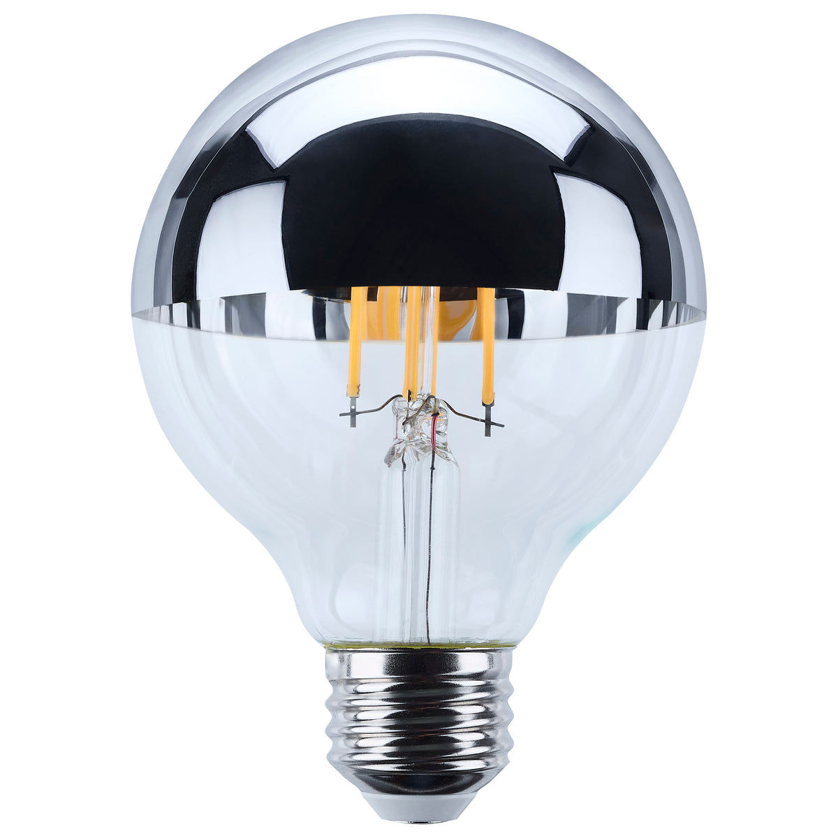 Satco S12541 5.5W G25 Warm White LED Light Bulb Medium Base