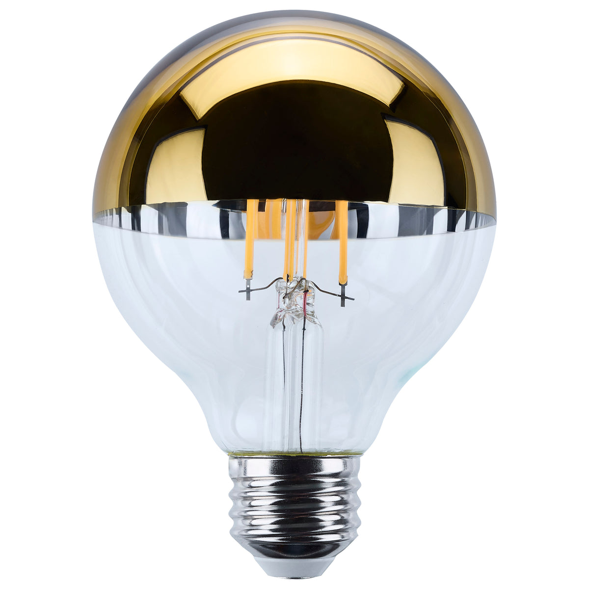 Satco S12542 5.5W G25 Warm White LED Light Bulb Medium Base