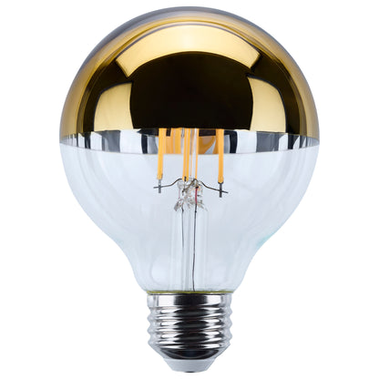 Satco S12542 5.5W G25 Warm White LED Light Bulb Medium Base
