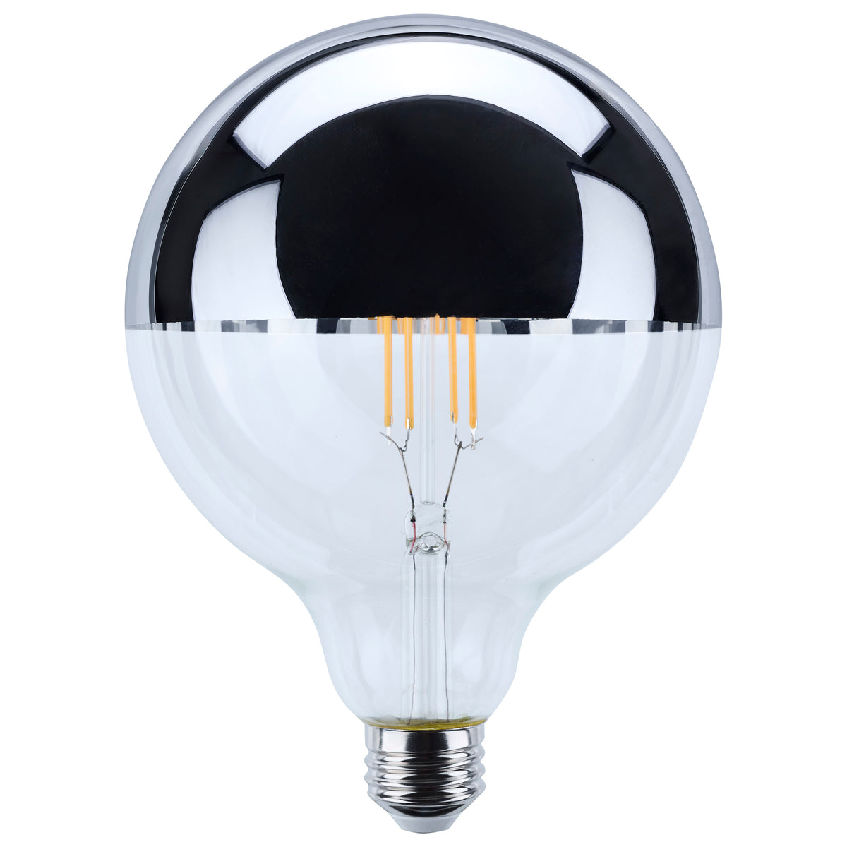 Satco S12545 8W G40 Warm White LED Light Bulb Medium Base