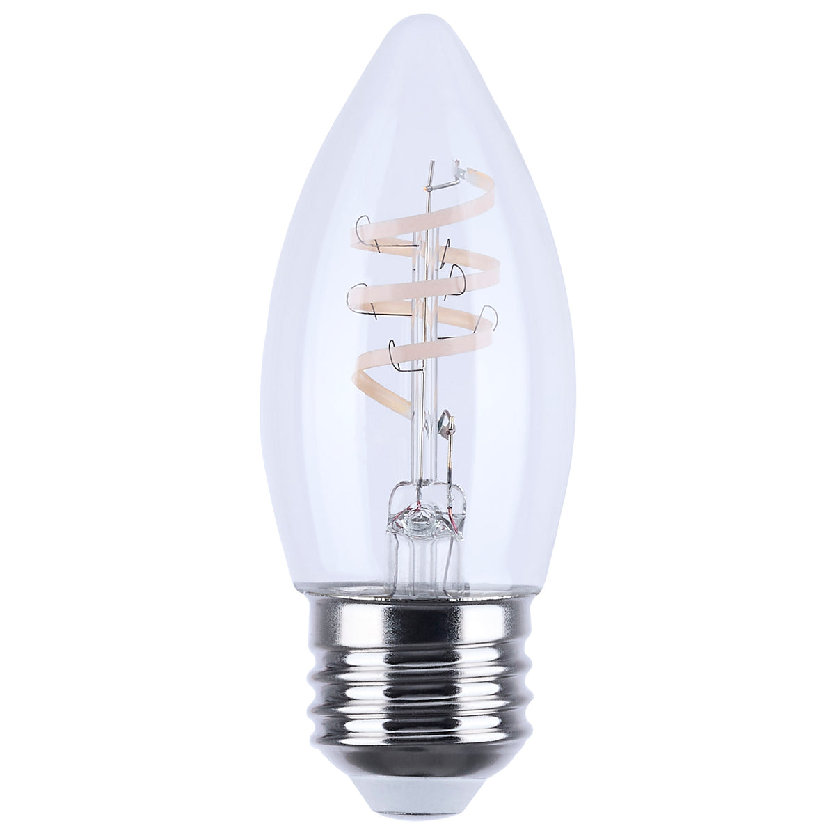 Satco S12555 4W B11 Soft White LED Light Bulb Medium Base