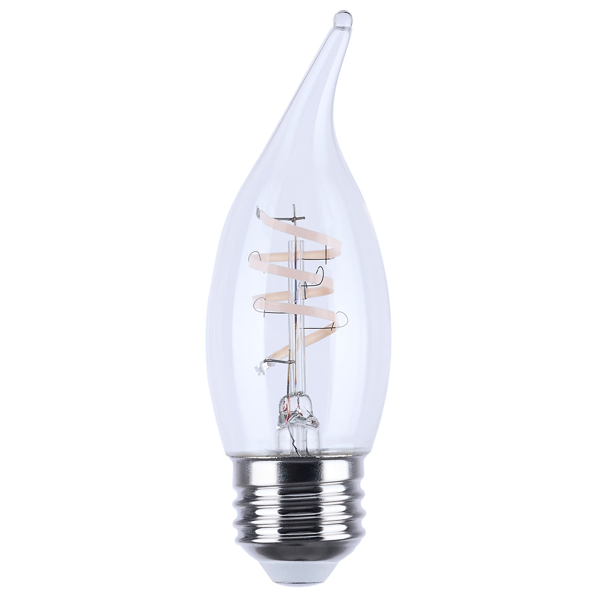 Satco S12557 4W CA11 Soft White LED Light Bulb Medium Base