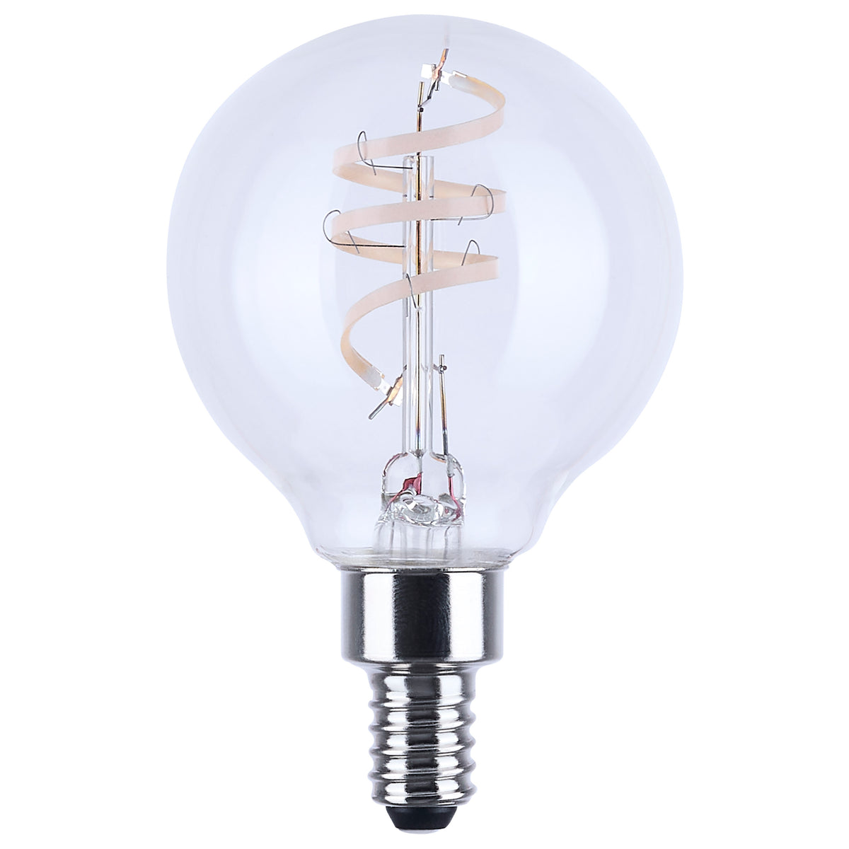 Satco S12560 4W G16.5 Warm White LED Light Bulb Candelabra Base