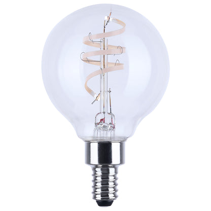 Satco S12560 4W G16.5 Warm White LED Light Bulb Candelabra Base