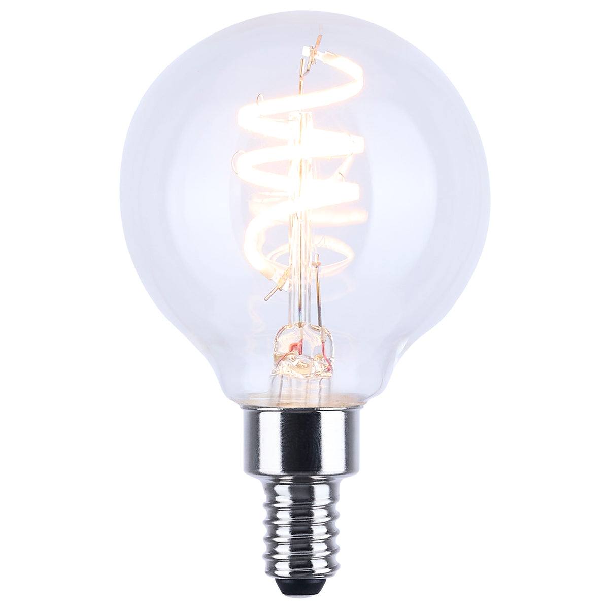 Satco S12561 4W G16.5 Soft White LED Light Bulb Candelabra Base