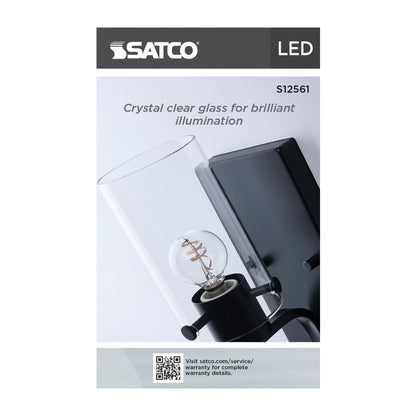 Satco S12561 4W G16.5 Soft White LED Light Bulb Candelabra Base
