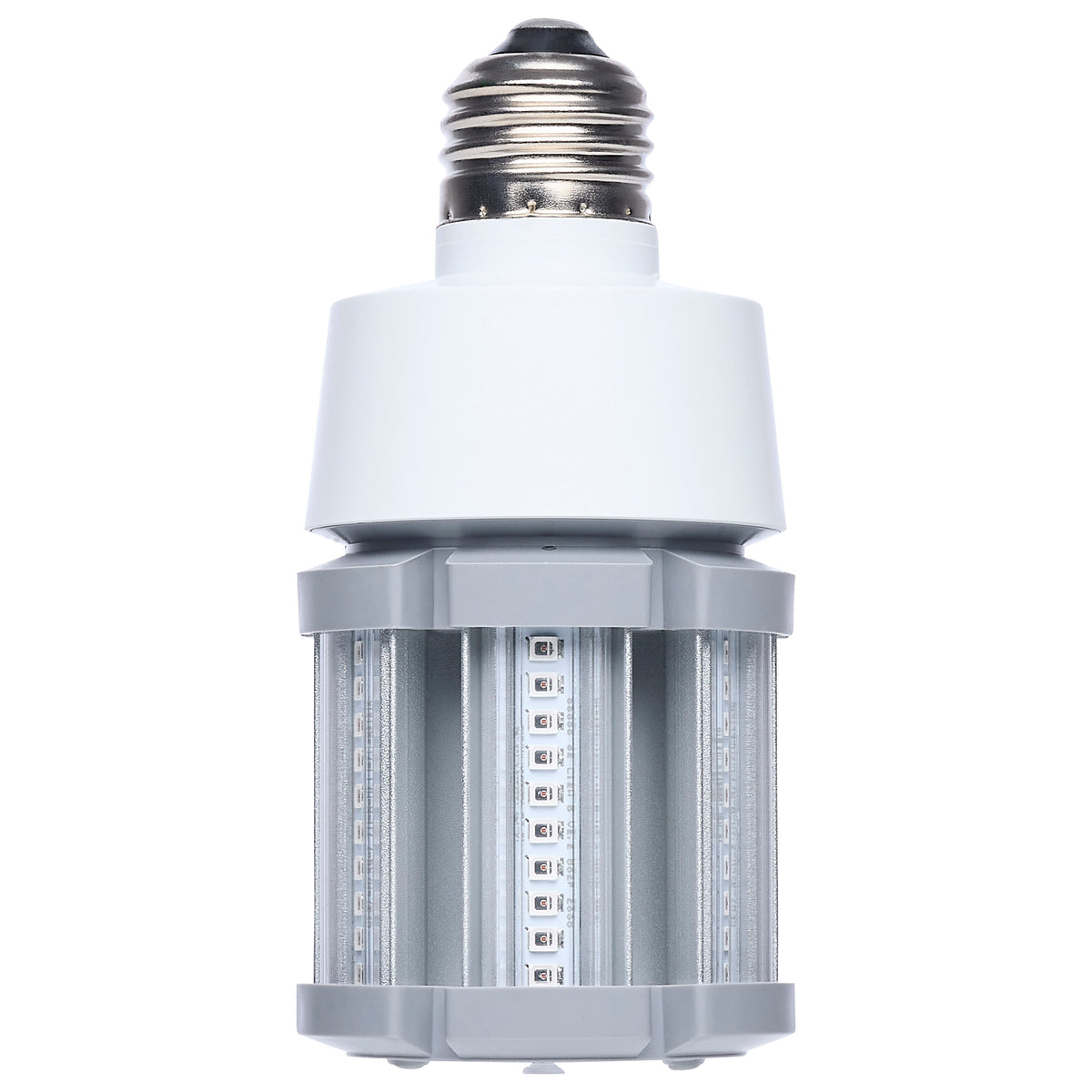 Satco S13137 9W Corncob Amber LED Light Bulb Medium Base