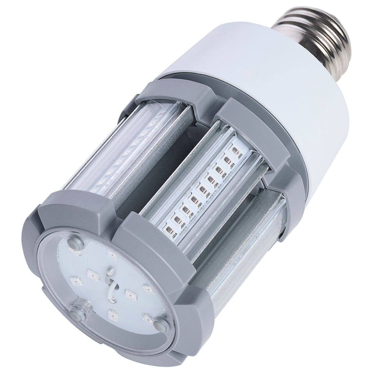 Satco S13137 9W Corncob Amber LED Light Bulb Medium Base