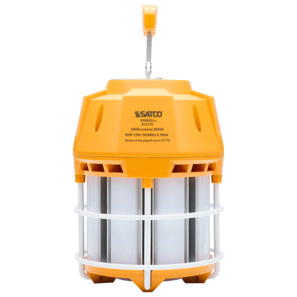 Satco S13170 60W Corncob Natural Light LED Light Bulb Plug 3-Prong Base