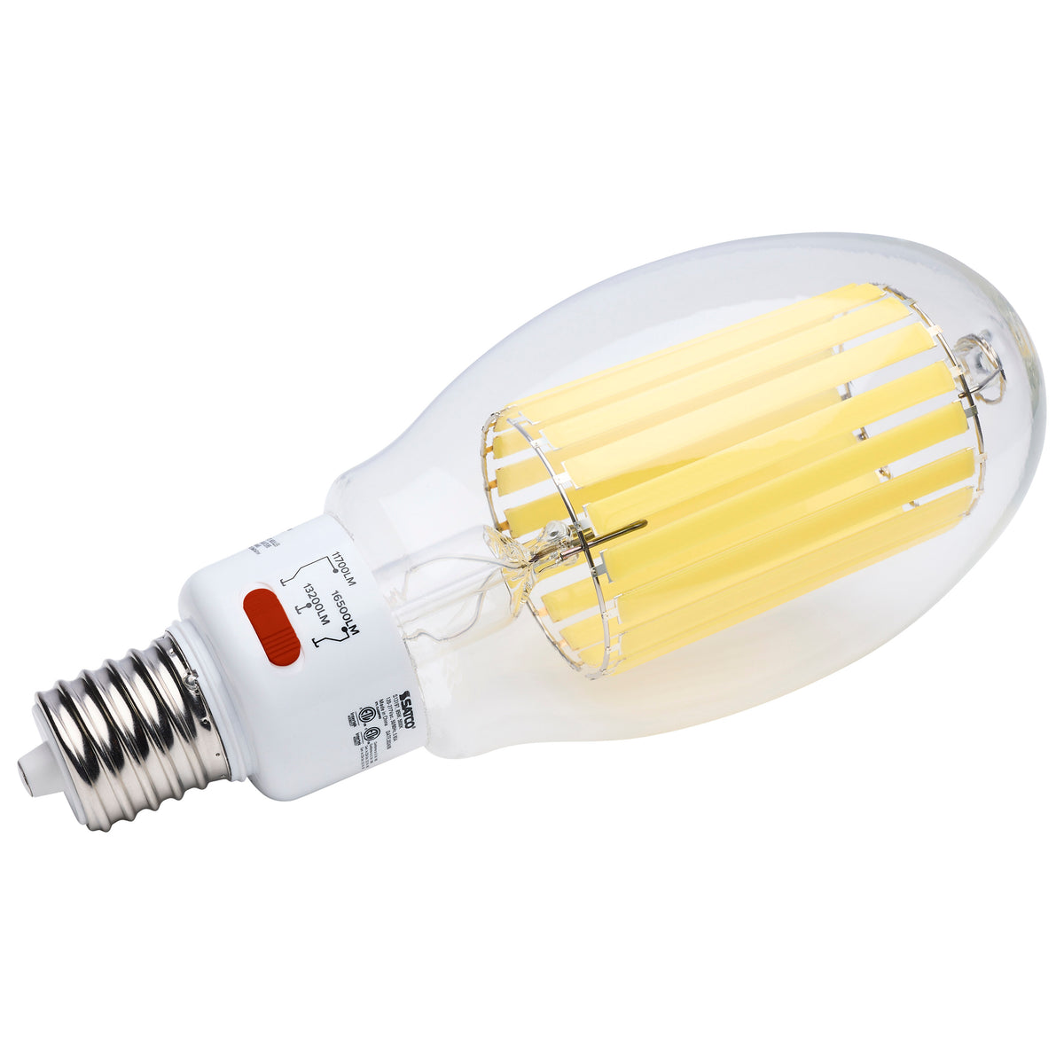 Satco S13197 60W/68W/85W ED37 Natural Light LED Light Bulb Mogul Extended Base