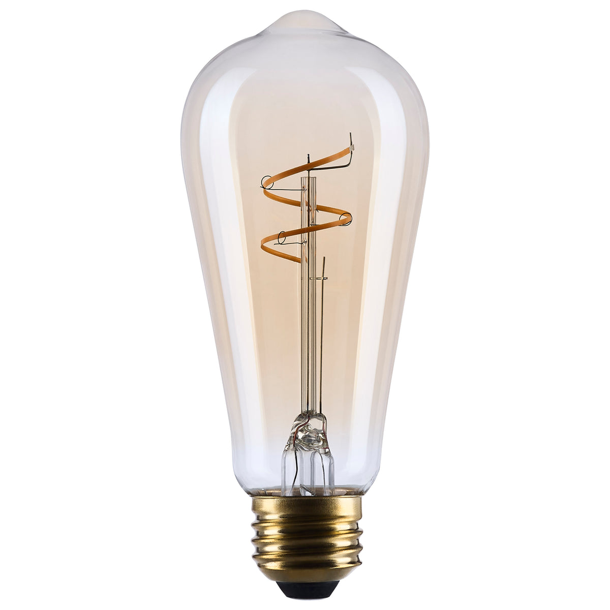 Satco S14206 3.5W ST19 Warm White LED Light Bulb Medium Base