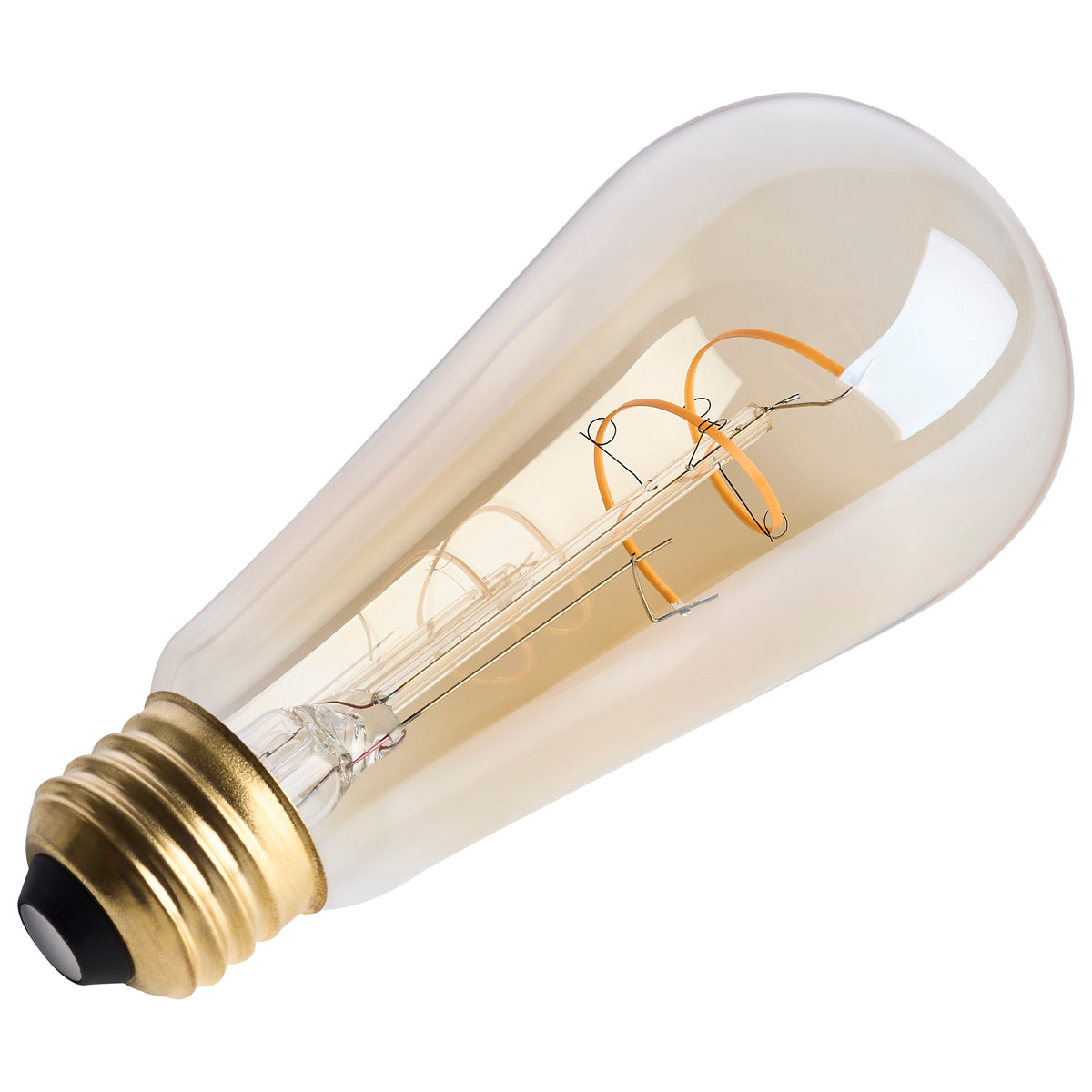 Satco S14206 3.5W ST19 Warm White LED Light Bulb Medium Base