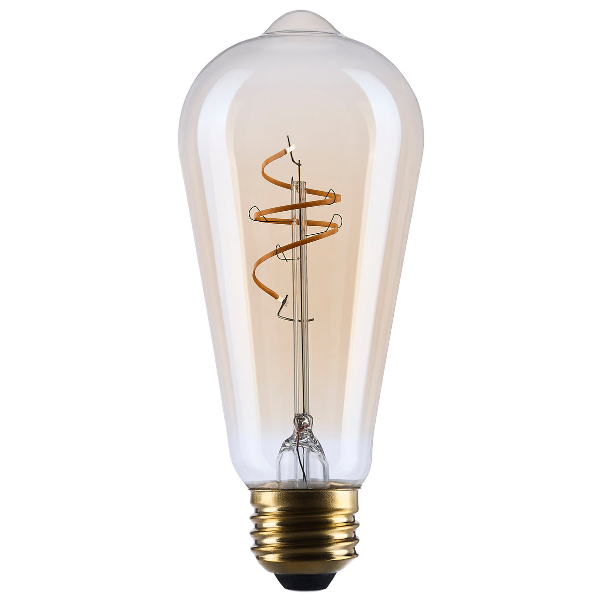 Satco S14207 5.5W ST19 Warm White LED Light Bulb Medium Base
