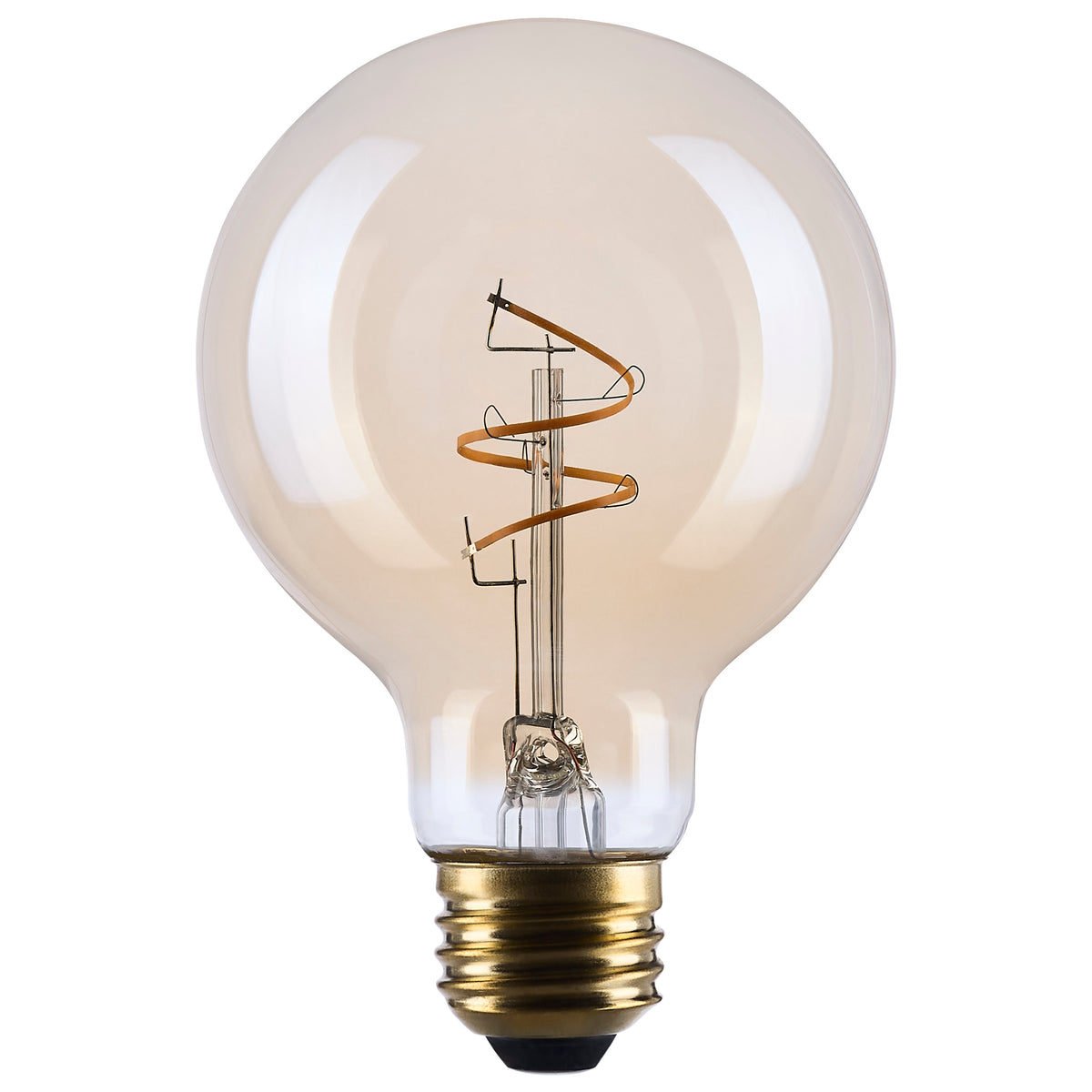 Satco S14210 3.5W G25 Warm White LED Light Bulb Medium Base