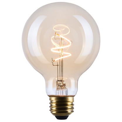 Satco S14210 3.5W G25 Warm White LED Light Bulb Medium Base