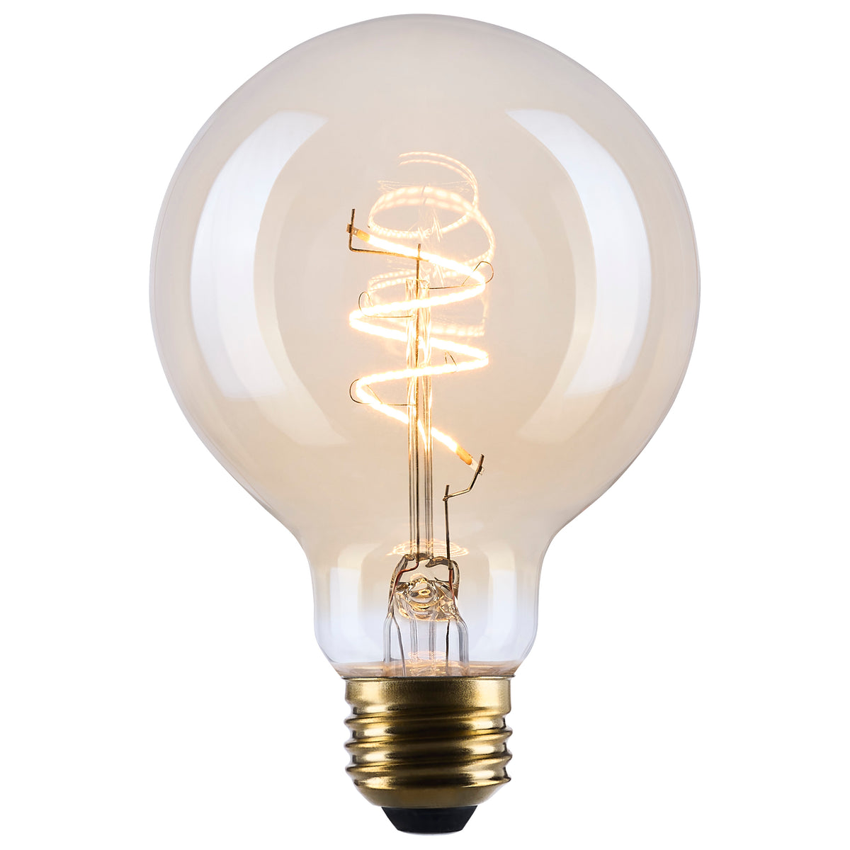 Satco S14211 5.5W G25 Warm White LED Light Bulb Medium Base