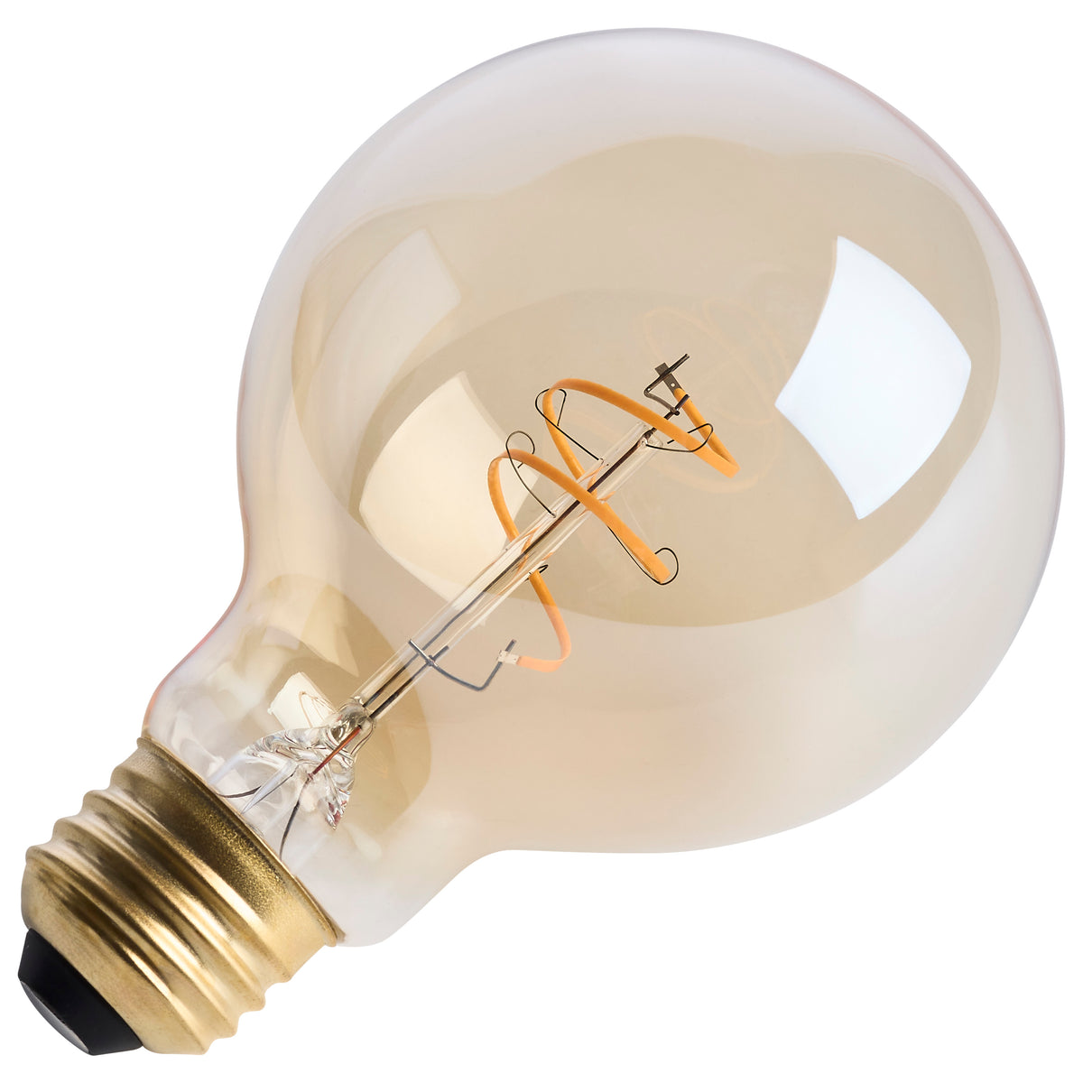 Satco S14211 5.5W G25 Warm White LED Light Bulb Medium Base
