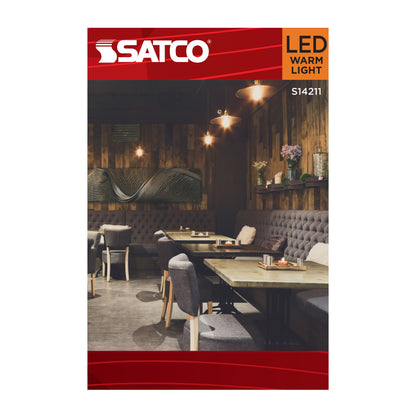 Satco S14211 5.5W G25 Warm White LED Light Bulb Medium Base