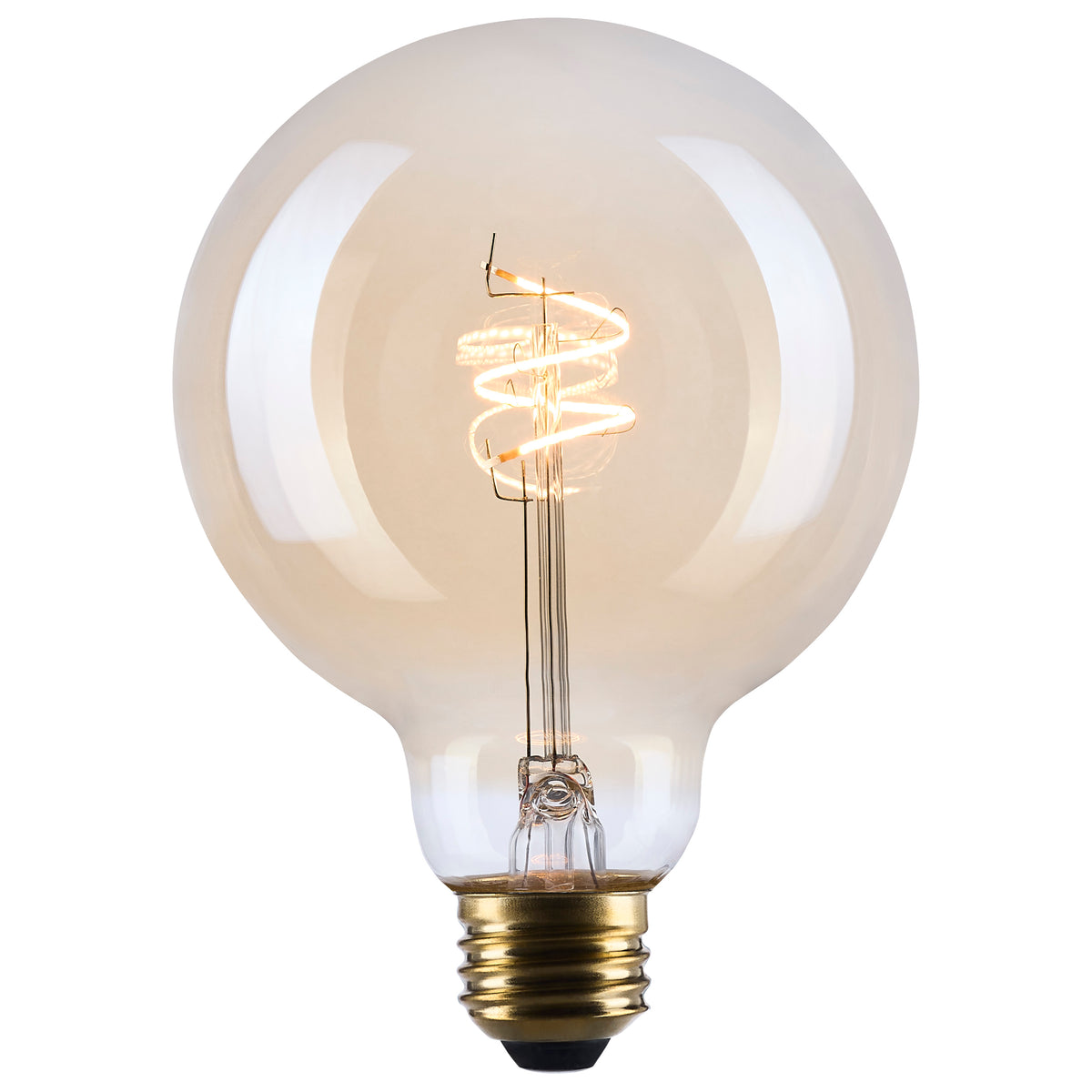 Satco S14212 3.5W G30 Warm White LED Light Bulb Medium Base