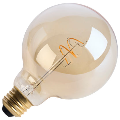 Satco S14212 3.5W G30 Warm White LED Light Bulb Medium Base