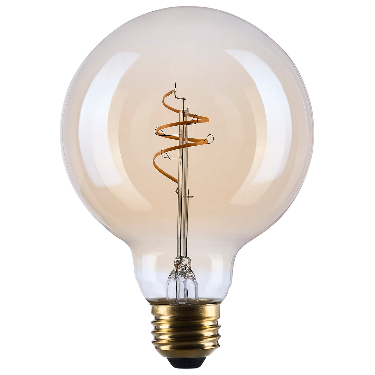 Satco S14213 5.5W G30 Warm White LED Light Bulb Medium Base