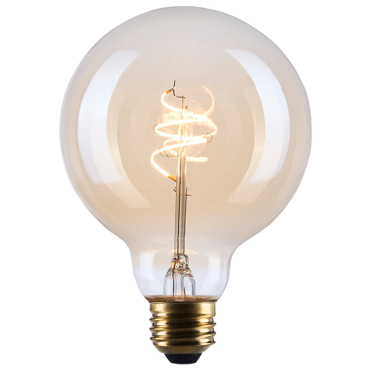 Satco S14213 5.5W G30 Warm White LED Light Bulb Medium Base