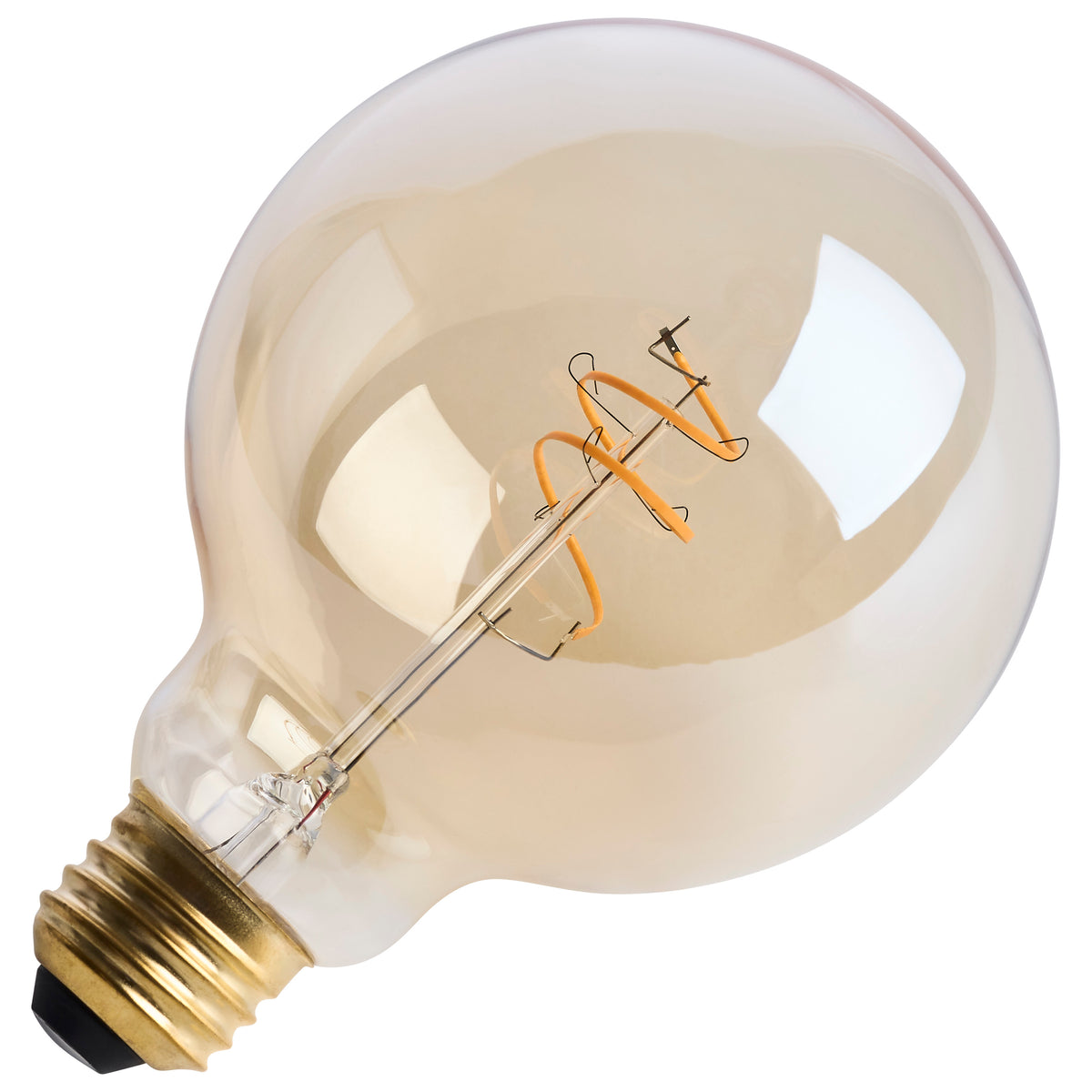 Satco S14213 5.5W G30 Warm White LED Light Bulb Medium Base