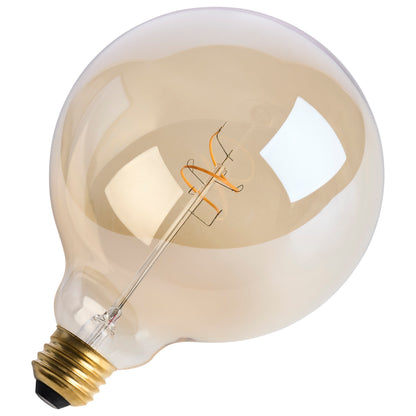 Satco S14214 3.5W G40 Warm White LED Light Bulb Medium Base