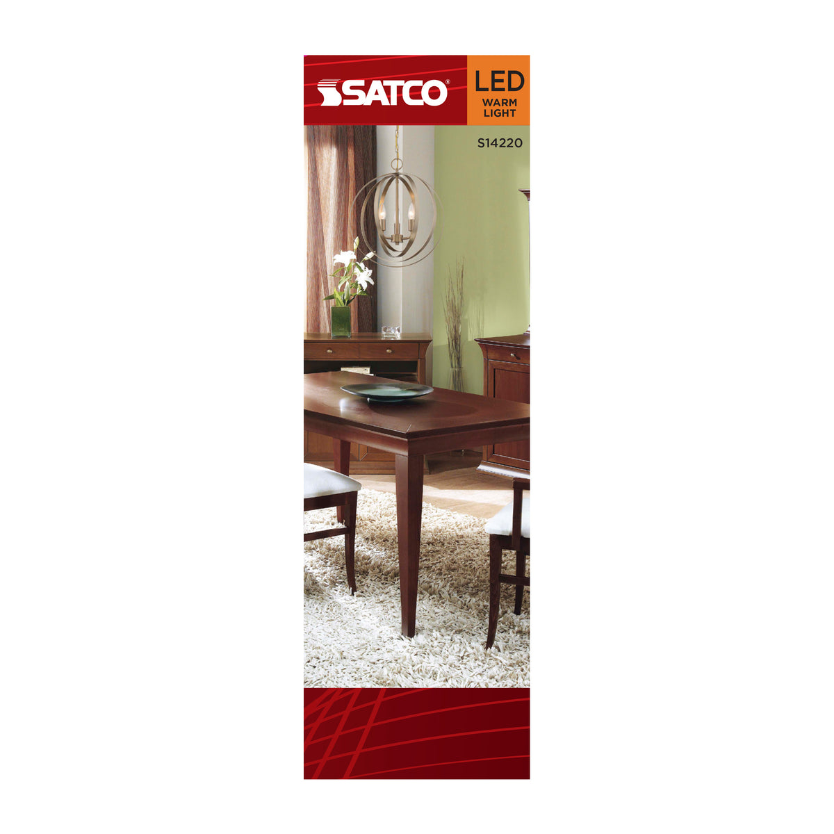 Satco S14220 3.5W CA11 Warm White LED Light Bulb Candelabra Base