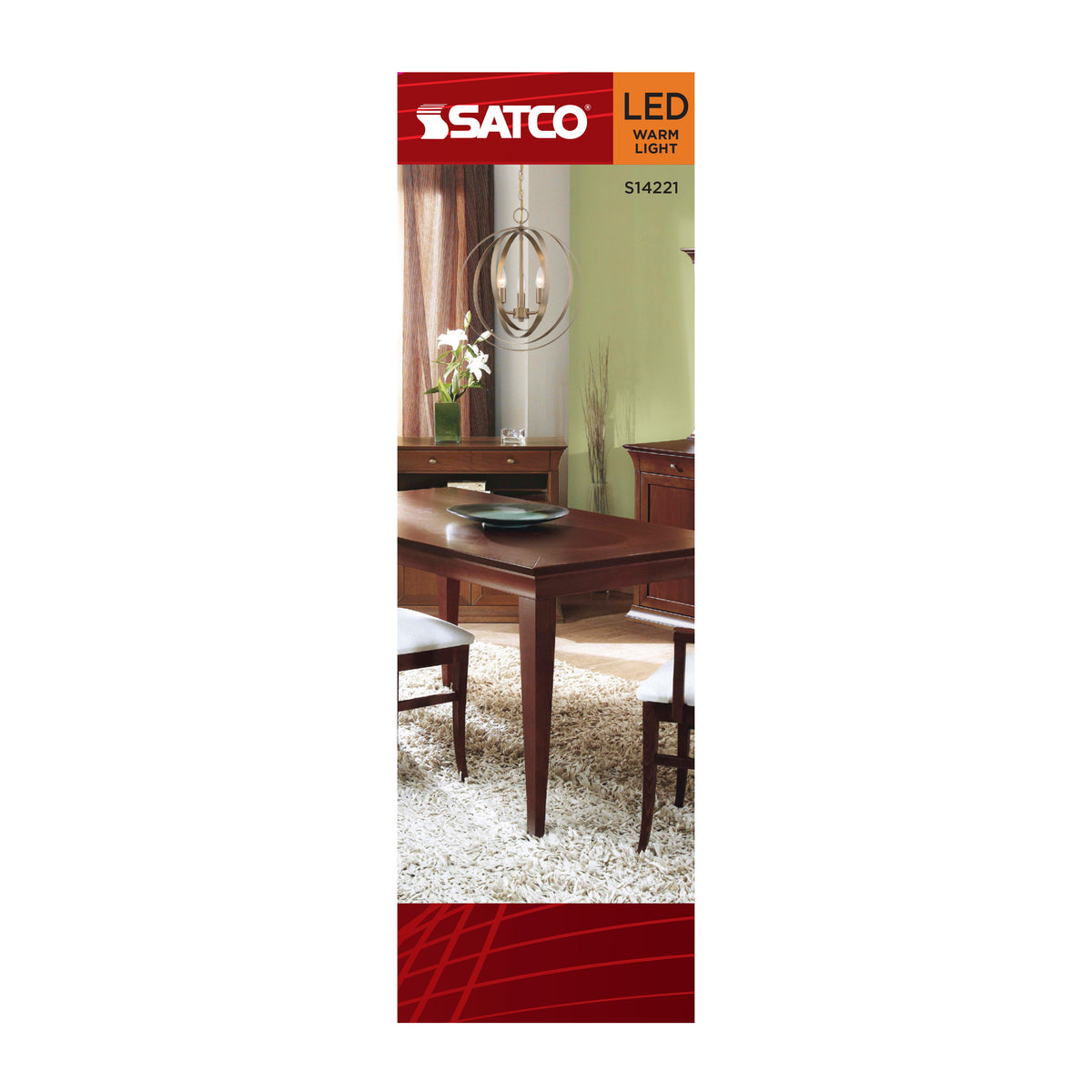 Satco S14221 5.5W CA11 Warm White LED Light Bulb Candelabra Base