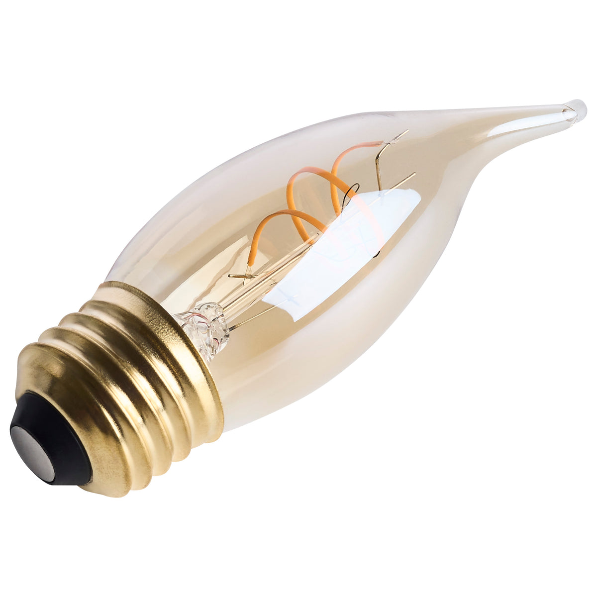 Satco S14224 3.5W CA11 Warm White LED Light Bulb Medium Base