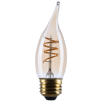 Satco S14225 5.5W CA11 Warm White LED Light Bulb Medium Base