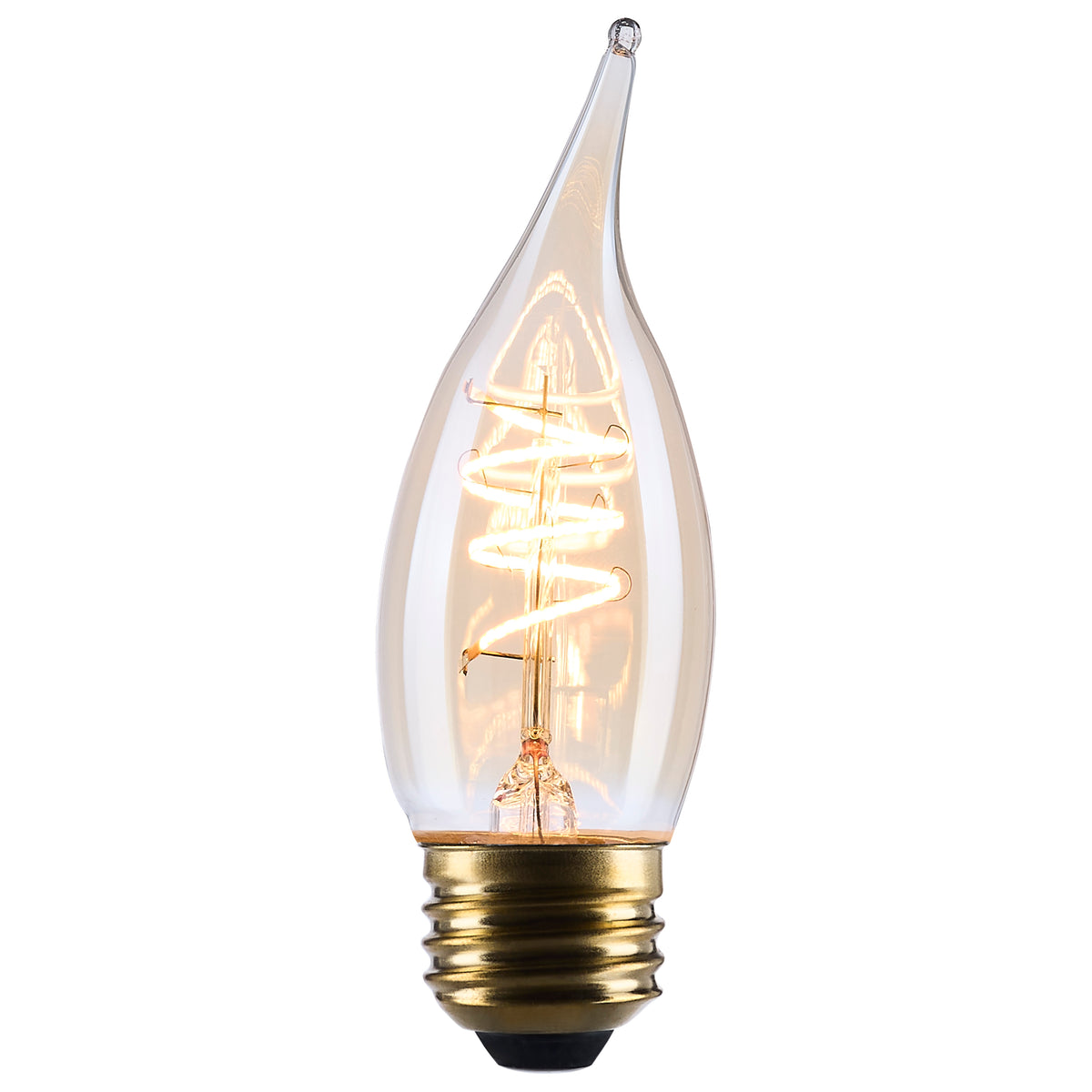 Satco S14225 5.5W CA11 Warm White LED Light Bulb Medium Base